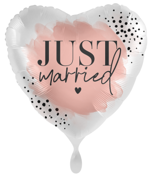 Folienballon - Just Married! - ø 43cm